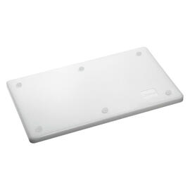 Schneidbrett PRO 53x32 W-R weiß mit Saftrille HACCP-geeignet Produktbild 3 S