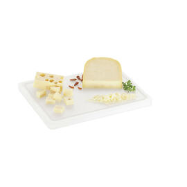 Schneidbrett PRO 32x26 W-R PE weiß mit Saftrille HACCP-geeignet | rutschfest Produktbild
