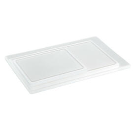 Schneidbrett PRO 32x26 W-R PE weiß mit Saftrille HACCP-geeignet | rutschfest Produktbild 6 S