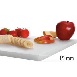 Schneidbrett 40x30 W Polyethylen  • weiß | 400 mm  x 300 mm  H 20 mm Produktbild 2 S
