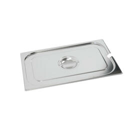 GN-Deckel GN 1/1 Edelstahl | Löffelaussparung Produktbild 2 S