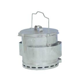 Fett-Entsorgungsbehälter mit Deckel mit Ausguss Stahlblech 12 ltr  Ø 280 mm  H 450 mm Produktbild
