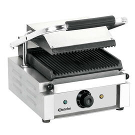 Kontaktgrill | 230 Volt | Gusseisen emailliert • gerillt • gerillt Produktbild 2 S