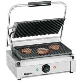 Kontaktgrill Panini | 230 Volt | Gusseisen • gerillt • gerillt Produktbild 2 S