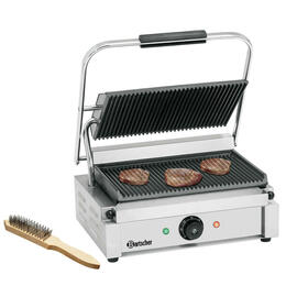 Kontaktgrill Panini | 230 Volt | Gusseisen • gerillt • gerillt Produktbild