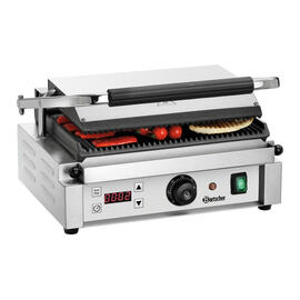 Kontaktgrill Panini 1RDIG | 230 Volt | Gusseisen • gerillt • gerillt Produktbild 2 S