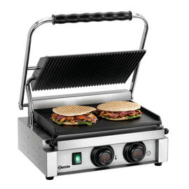Kontaktgrill Panini-MDI 1GR | Gusseisen emailliert • glatt • gerillt Produktbild