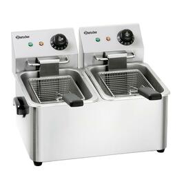 Elektro-Fritteuse SNACK II | 2 Becken 2 Körbe 4,0 ltr | 230 Volt 4 kW Produktbild 2 S