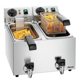 Fritteuse SNACK II Plus | 2 Becken 2 Körbe 4 ltr | 230 Volt 4 kW Produktbild