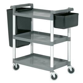 Abräumbehälter schwarz 1 Fach 2-teilig  L 335 mm  H 560 mm Produktbild 4 S