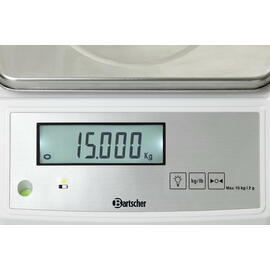 Waage digital Wiegebereich 15,0 kg Unterteilung 2 g Produktbild 2 S