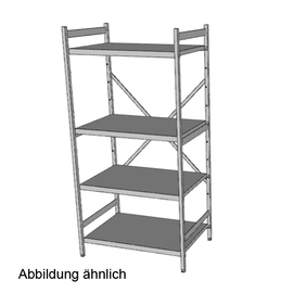 Standregal NORM 5 | 4 geschlossene Auflage(n) | 1500 mm x 600 mm H 2000 mm Produktbild