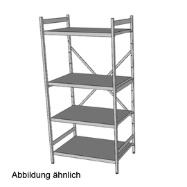 Standregal NORM 5 | 4 geschlossene Auflage(n) | 1400 mm x 600 mm H 2000 mm Produktbild