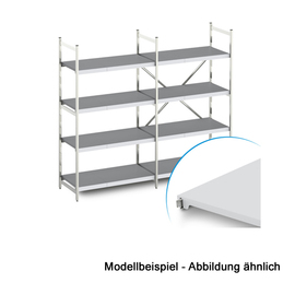 Standregal NORM 12 DRSN12 Kühlraum 2 600 mm H 1800 mm | 4 geschlossene Auflage(n) Produktbild