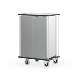 Tablett-Transportwagen TTW/M 2/20 L-EN-115 H 1592 mm | 2 Flügeltüren Produktbild 1 S