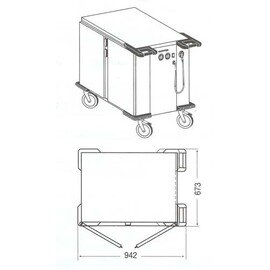 Speisentransportwagen SPTW-2 beheizbar Produktbild