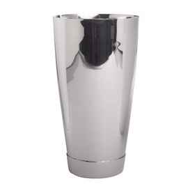 Boston Shaker Pro silberfarben mit Bodenkappe | Nutzvolumen 830 ml Produktbild