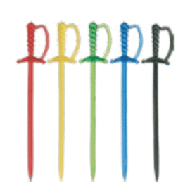 Cocktail Picker  • Schwert verschiedene Farben  L 85 mm  | 1000 Stück Produktbild