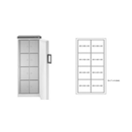 Fächerkühlschrank 380-8 F MULTIPOLAR | 8 Fächer | Türanschlag rechts Produktbild