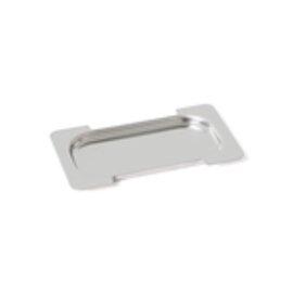 84 09 02 09 GN 1/9 Steckdeckel, Edelstahl, stapelbar, mit Ausschnitten für Griffe, ideal für feste Speisen, Typ 196a Produktbild