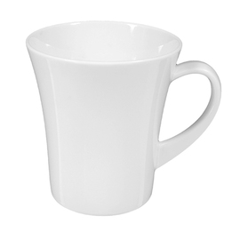 Kaffeebecher MERAN 400 ml H 107 mm Porzellan weiß Produktbild