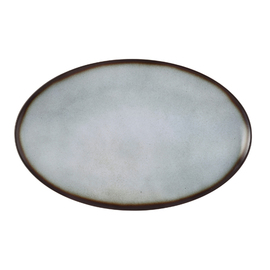 Coupplatte COUP FINE DINING FANTASTIC grau oval 405 mm x 258 mm Porzellan Produktbild