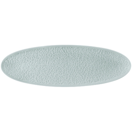 Coupplatte NORI blau oval 443 mm x 144 mm Porzellan Vollrelief Produktbild