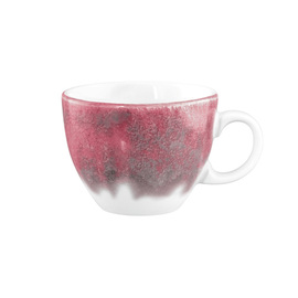 Cappuccinotasse BATIK HIBISKUS 220 ml Porzellan rot mit Dekor Produktbild
