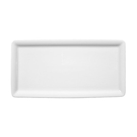 Buffetplatte Porzellan weiß | rechteckig | 200 mm x 100 mm Produktbild