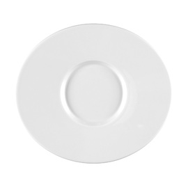 Eventteller flach MANDARIN oval 253 mm x 229 mm | Porzellan weiß Produktbild