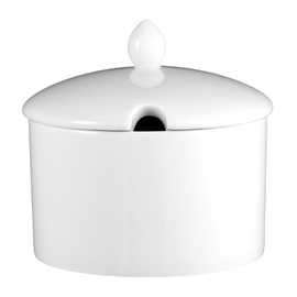 Frischedose 2 ltr BUFFET GOURMET weiß | rund mit Deckel | Porzellan Ø 195 mm Produktbild