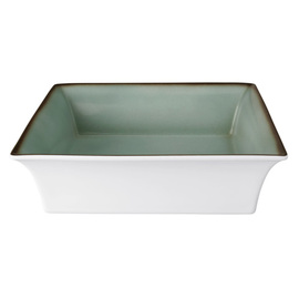 Schale 2,5 ltr BUFFET GOURMET Porzellan türkis | quadratisch 252 mm x 252 mm Produktbild