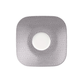 Kombiuntertasse quadratisch 132 mm COUP FINE DINING FASHION grau | Hartporzellan Produktbild