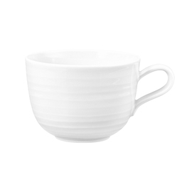 Milchkaffeetasse TERRA WHITE Porzellan weiß 380 ml Produktbild