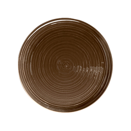 Brotteller TERRA COLOUR GLAZE braun Ø 177 mm | Porzellan Produktbild