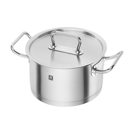 Bratentopf PRO S mit Deckel 4,25 ltr Edelstahl | induktionsgeeignet | Boden-Ø 238 mm Produktbild