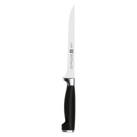 Filiermesser FOUR STAR II glatter Schliff | schwarz | Klingenlänge 18 cm Produktbild