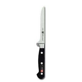 Ausbeinmesser PROFESSIONAL S flexibel glatter Schliff | schwarz | Klingenlänge 14 cm  L 26,4 cm Produktbild