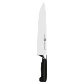 Kochmesser FOUR STAR glatter Schliff | schwarz | Klingenlänge 26 cm Produktbild