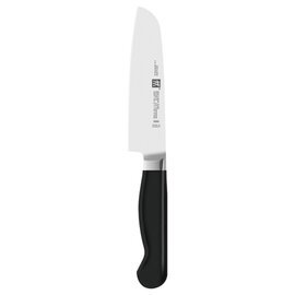 Santoku PURE gerade Klinge glatter Schliff | schwarz | Klingenlänge 14 cm Produktbild