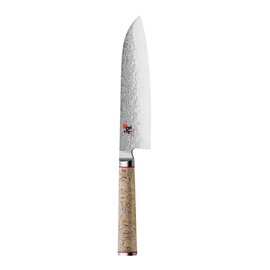 Santoku MIYABI 5000MCD gerade Klinge japanische Form glatter Schliff | holzfarben | Klingenlänge 18 cm Produktbild