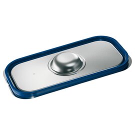 1 550 072 Gastronorm-Deckel, GDD-B 1/3, mit Formschlussdichtung, für 1/3 Gastronorm-Behälter mit Bügelgriffen, Material: Edelstahl Produktbild