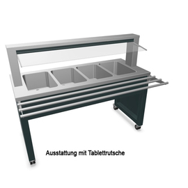 Warmbuffet BASIC LINE W-4 Design | grau | passend für 4 x GN 1/1 Produktbild 1 S