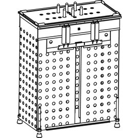 Universal-Geschirrspender UNI-B 59/29 | 613 mm  x 375 mm  H 765 mm Produktbild