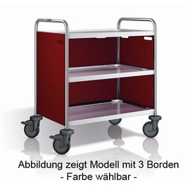 Kinder-Servierwagen SW 8 X 5-2 Kids | 2 Borde x 600 mm H 800 mm Rollenausführung Kunststoff Produktbild