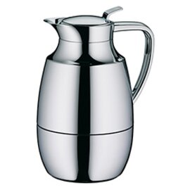 Isolierkanne PALLAS 0,65 ltr Metall Vakuum-Hartglas Drehverschluss  H 234 mm Produktbild