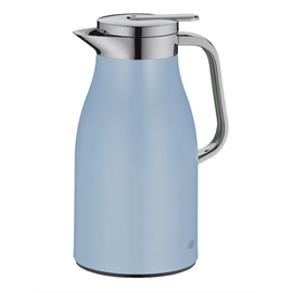 Isolierkanne SKYLINE 1,0 ltr Edelstahl blau | Einhandbedienung Produktbild