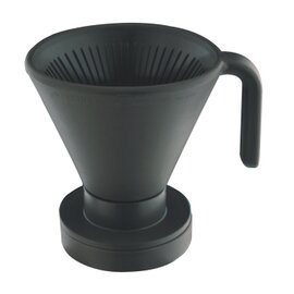 Kaffeefilter Aroma, aus Kunststoff, für Papierfiltertüten Größe 4, mit Adapterring und Abtropfschale Produktbild