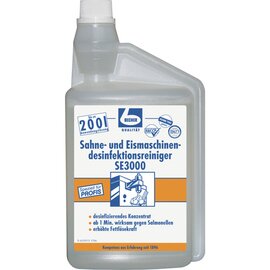 Sahnemaschinendesinfektionsreiniger | Eismaschinendesinfektionsreiniger SE 3000 1 Liter Flasche Produktbild