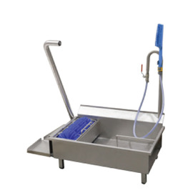 Sohlenreiniger mit Handbürste mit 1 Bürste | Bedienung per Sensor | Teleskop-Bedienhebel Produktbild